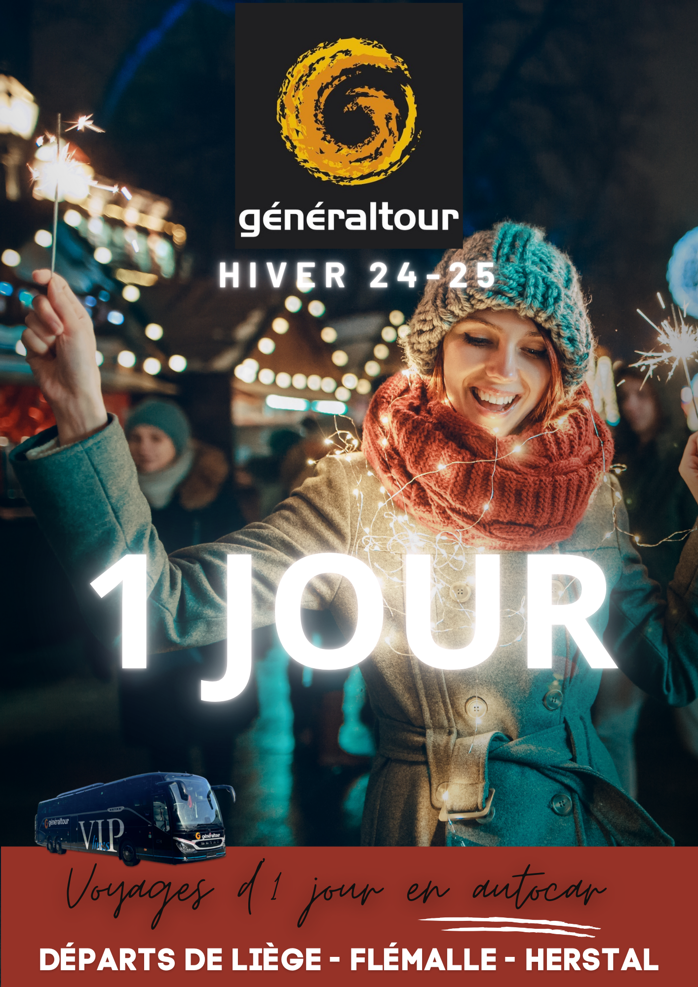 Voyages d'1 jour hiver 2024-2025 